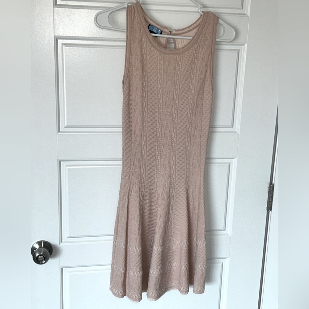Bebe fit and flare sweater dress